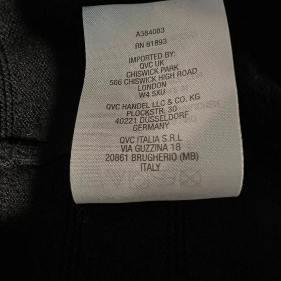 Isaac Mizrahi Live, M, sleeveless ribbed, shawl collar pocketed duster cardigan - Picture 6 of 9